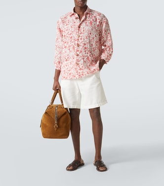 Camicia in lino con stampa | Kiton