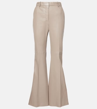 Pantaloni flared Tafira in pelle | Joseph