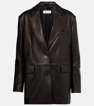 Blazer Cass aus Leder | Nour Hammour