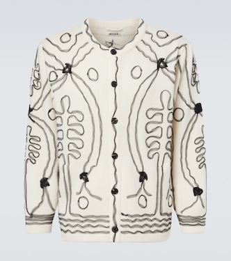 Winter Garden cashmere cardigan | Bode