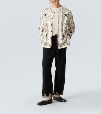 Winter Garden cashmere cardigan | Bode