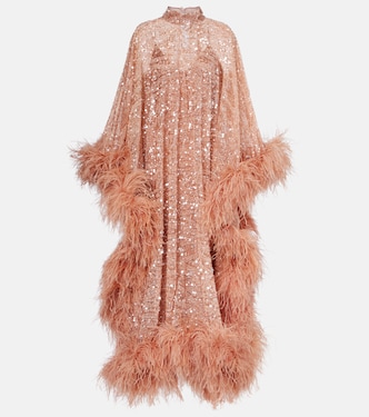 Casta Diva Sublime sequined tulle kaftan | Taller Marmo