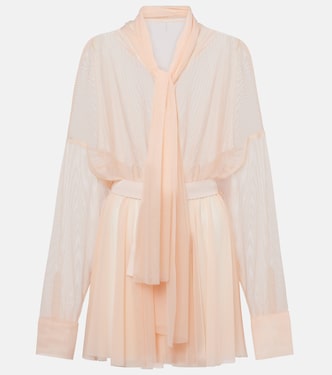 Minikleid aus Chiffon | Norma Kamali
