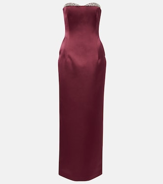 Noélie embellished satin gown | The New Arrivals Ilkyaz Ozel