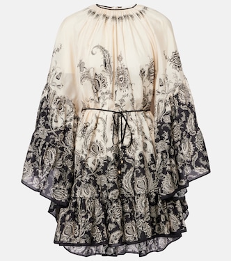 Rhiannon floral silk minidress | Zimmermann