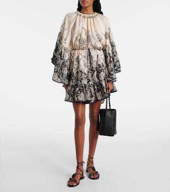 Minikleid Rhiannon aus Seide | Zimmermann