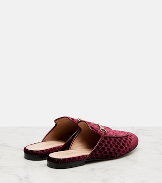 Princetown Horsebit velvet mules | Gucci
