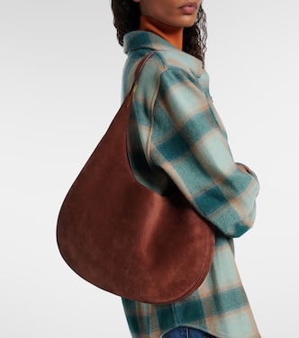 Florence Medium suede shoulder bag | Savette