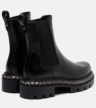 St Emilia embellished leather ankle boots | Christian Louboutin