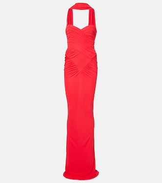 Abito lungo Samsara con ruches | The New Arrivals Ilkyaz Ozel