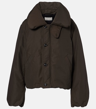 Linen and cotton-blend down jacket | Lemaire