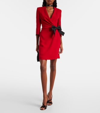 Bow-detail silk minidress | Valentino