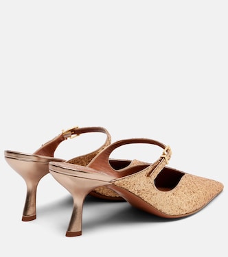 Aura 65 glitter mules | Zimmermann