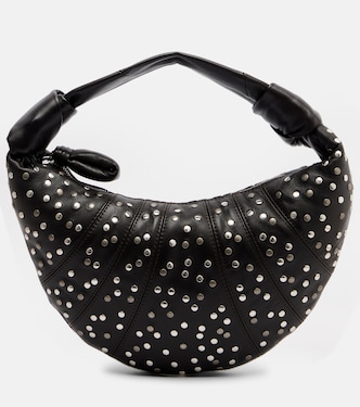 Croissant Large leather shoulder bag | Lemaire