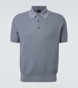 Cotton, silk, and cashmere polo shirt | Brioni