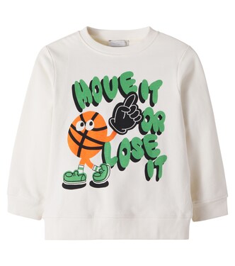 Printed cotton jersey sweatshirt | Stella McCartney Kids