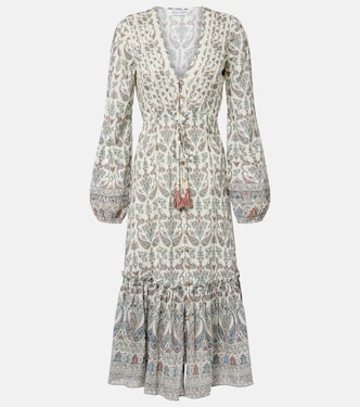 Abito midi Vani con stampa paisley | Veronica Beard