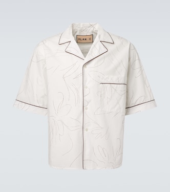 Printed cotton shirt | Plan C