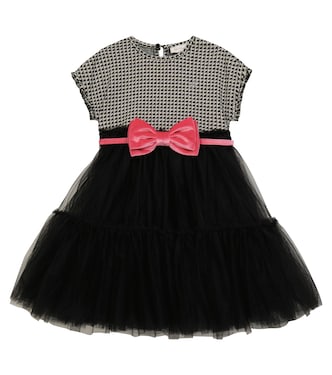 Princy cotton-blend dress | Monnalisa