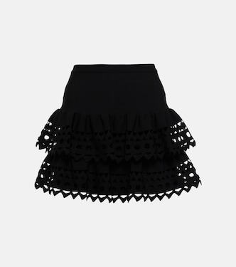 Vienne tiered miniskirt | Alaïa