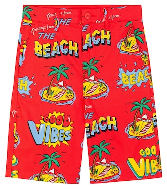Printed cotton shorts | Stella McCartney Kids