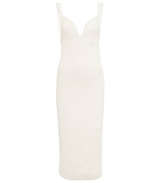 Alessie cotton-blend midi dress | Khaite