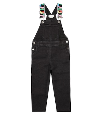 Peto en mezcla de algodón con logo | Stella McCartney Kids