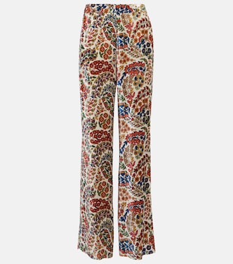 Pantalon ample imprimé à taille haute | Etro