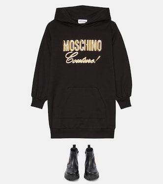 Pulloverkleid aus Baumwolle | Moschino Kids