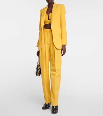 Wool-blend single-breasted blazer | Stella McCartney
