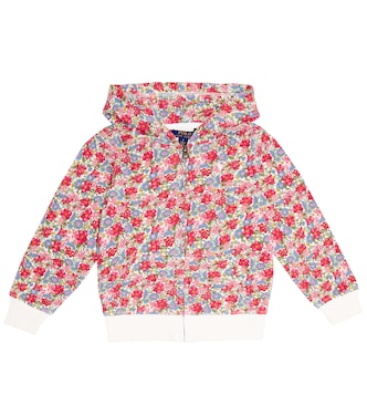 Sudadera de algodón floral con cremallera | Polo Ralph Lauren Kids