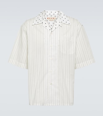 Camicia in popeline di cotone a righe | Marni