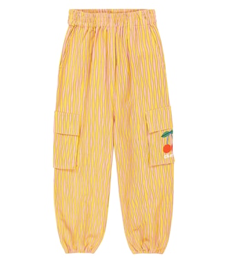 Printed cotton cargo pants | Jellymallow