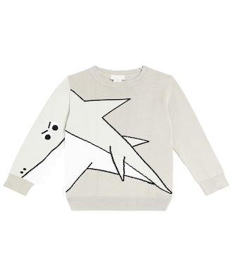 Sudadera en jersey de algodón estampada | Stella McCartney Kids
