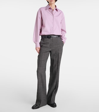 Pantaloni regular Gandal in lana vergine | The Row
