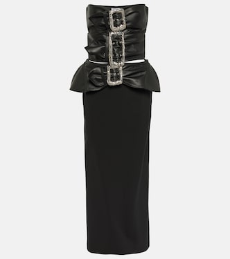 Robe mit Leder | Jean Paul Gaultier