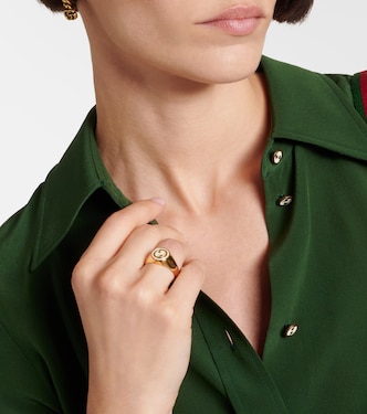 Anillo Gucci Blondie esmaltado | Gucci