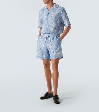 Chemise Bandana en lin et coton | Amiri