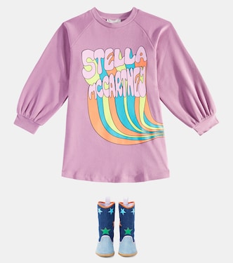 Abito in cotone con stampa | Stella McCartney Kids