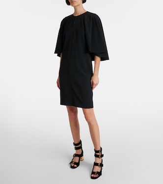 Caped crêpe minidress | Chloé