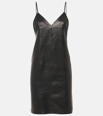 Slipdress aus Leder | Saint Laurent