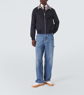 Giacca blouson reversibile in cotone | Bottega Veneta