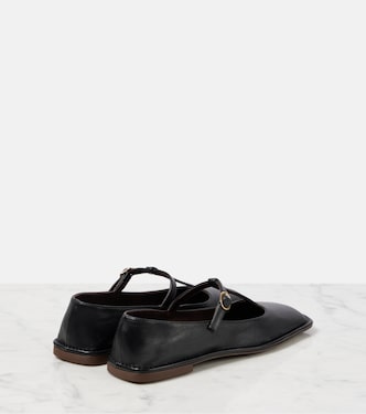 Zapatos Square T-Strap de piel | The Row