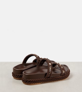 Sandalias Rockstud Torchon con piel | Valentino Garavani