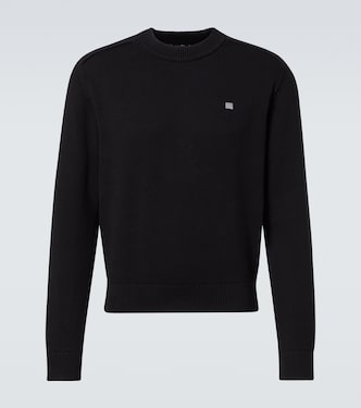 Face cotton sweater | Acne Studios