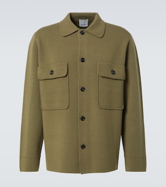 Hemdjacke aus Wolle und Kaschmir | Allude