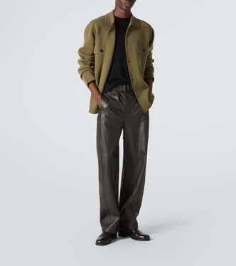 Hemdjacke aus Wolle und Kaschmir | Allude