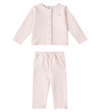 Baby cotton cardigan and pants set | Tartine et Chocolat