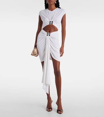 Abito corto in jersey con cut-out | Christopher Esber