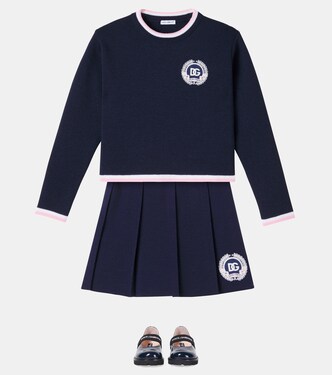 Logo patent leather Mary Jane flats | Dolce&Gabbana Kids